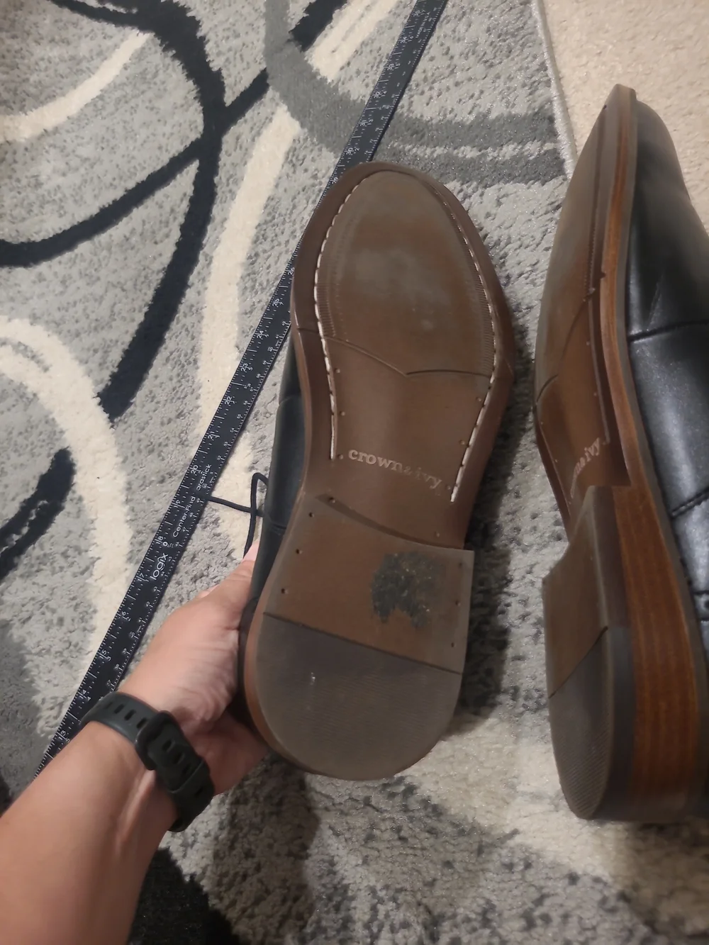 Crown and Ivy Oxford Leather Dress Shoes - Size 10 M